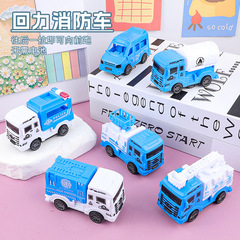 子供回力消防車男の子赤ちゃん回力雲梯消防救助車模型玩具露店ソース卸売り