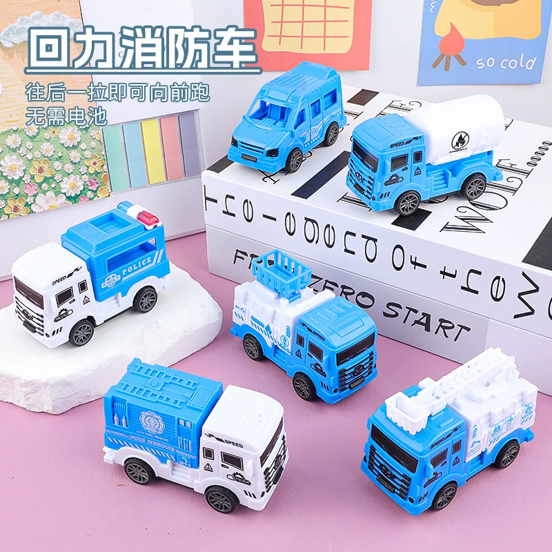 Детская тяга пожарная машина мальчик детская тяга лестница пожарно-спасательная машина модель игрушка
