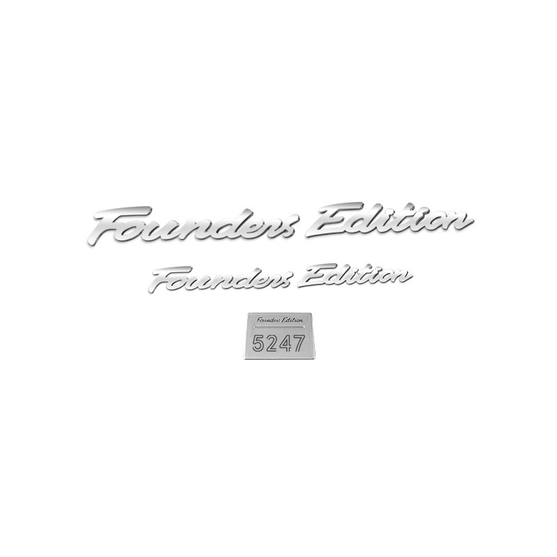 Suitable for the New Su7/Yu7 Founding Edition Car Stickers, Exclusive Number Signature Nameplate, Steering Wheel Sticker Modification Supplies