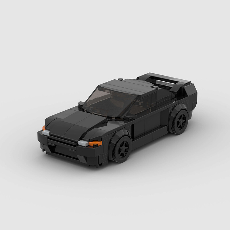GTR R32 Dongqi God of War moc compatible with Lego small particles educational assembling children's building blocks toys cross-border