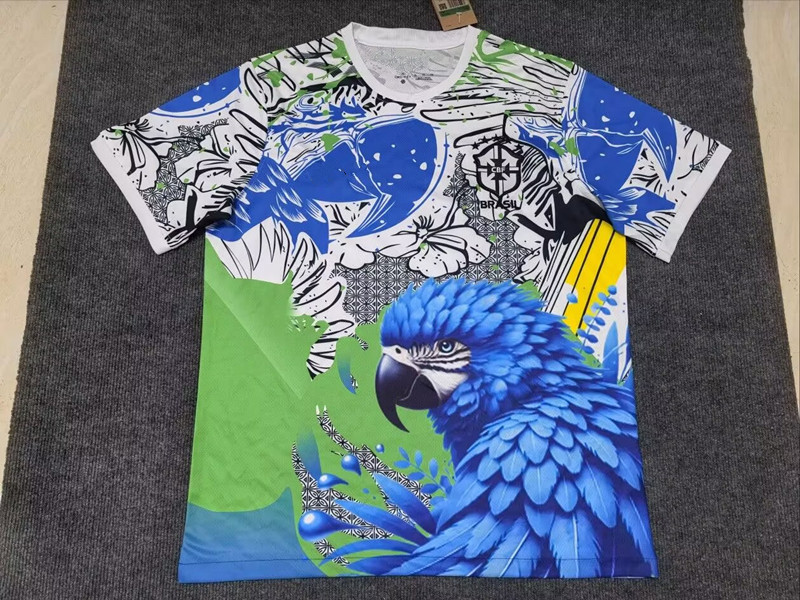 Nike x Brazil 2024 Special Edition Macaw Graphic Jersey Multicolor