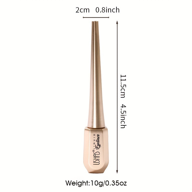 Lápiz delineador de ojos líquido explosivo de punto transfronterizo USHAS, impermeable y duradero, sin manchas, delineador de ojos negro muy fino Amazon