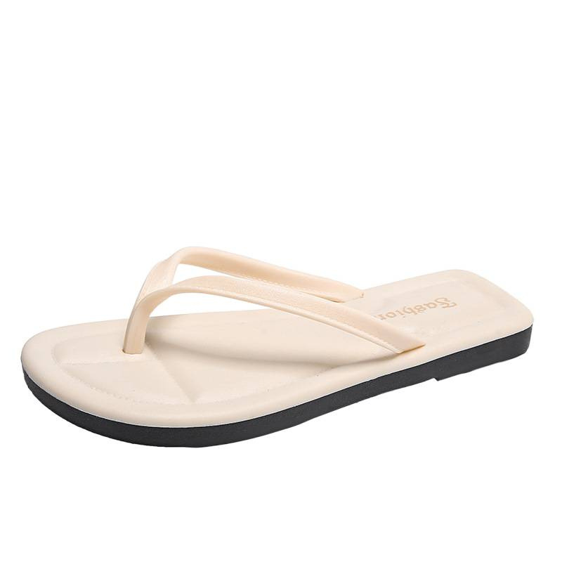 Fashionable non-slip beach mule flat