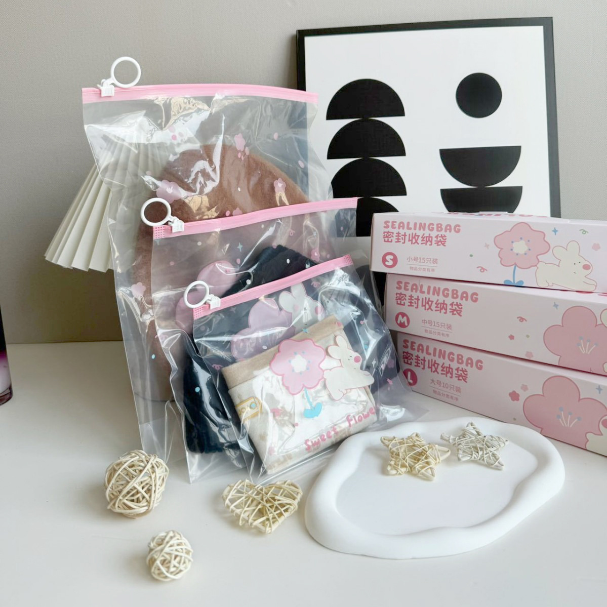 maternity package buggy bag baby clothes for babies and children pull ring envelope bag kindergarten maternal and child travel organizing folders