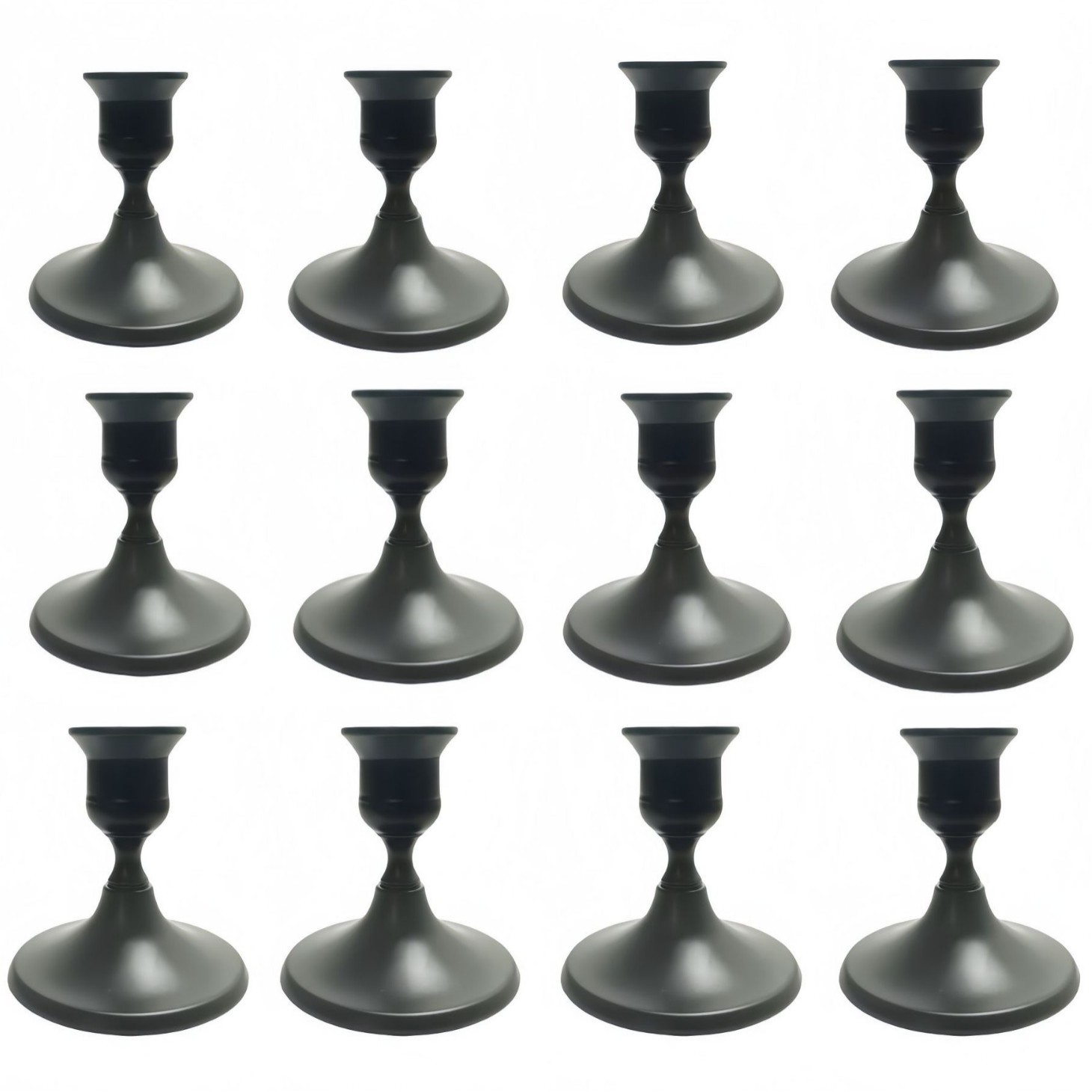 Adornos de candelabros pequeños simples de estilo europeo Navidad San Valentín luz de velas Cena Sentido de ambiente Candelabros Decoración de bodas