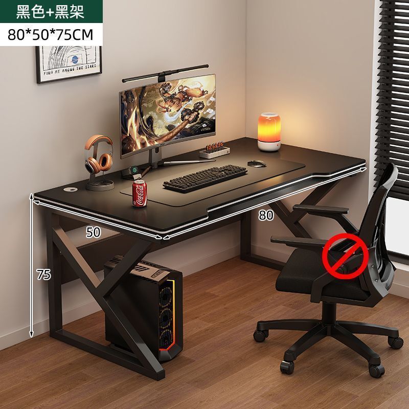 Scratch-Resistant and Wear-Resistant Gaming Desk with K-Shaped Stable Stand, Suitable for Home and Office Use, Dual-Purpose Gaming and Streaming Desk Scratch-Resistant and Wear-Resistant Gaming Desk with K-Shaped Stable Stand, Suitable for Home and Office Use, Dual-Purpose Gaming and Streaming Desk