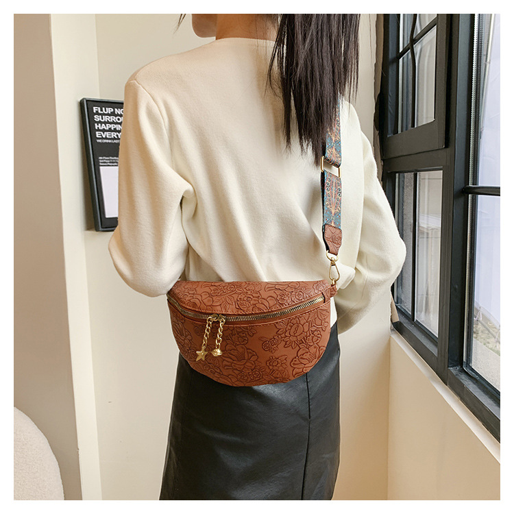 Women's Pu Leather Color Block Vintage Style Classic Style Square Zipper Shoulder Bag display picture 4