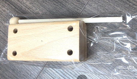 Orff instrumento musical cuadrado madera bangzi Tradicional Nacional instrumento musical ópera bangzi High Bass bangzi niños instrumento de percusión