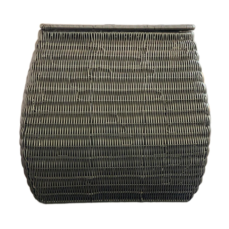 Cesta de almacenamiento de ratán PE cesta de organización de escritorio mesa de café ropa de juguete merienda pastoral cesta de almacenamiento caja de almacenamiento