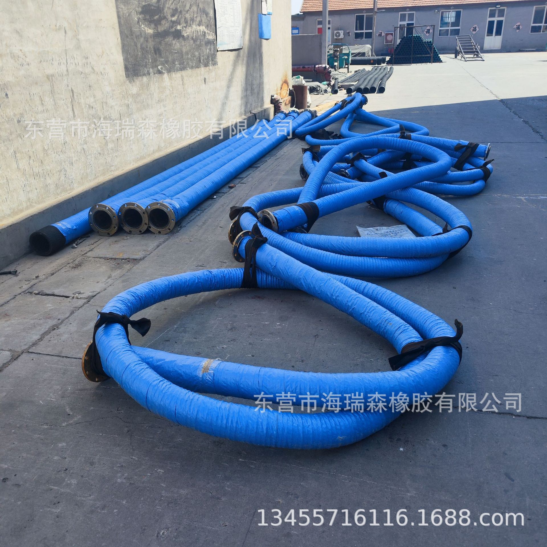 法兰钢丝橡胶管 吸排水泥沙河道抢险排涝耐磨法兰橡胶管 钢丝管