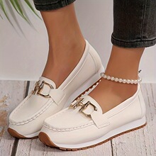 P 44274 Metal chain thick sole women's sneakers �����������