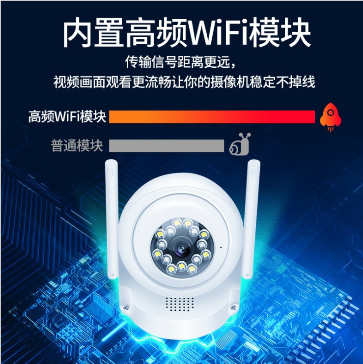 YCC365PLUS无线监控摄像头手机远程监控器户外摄像机网络日夜全彩