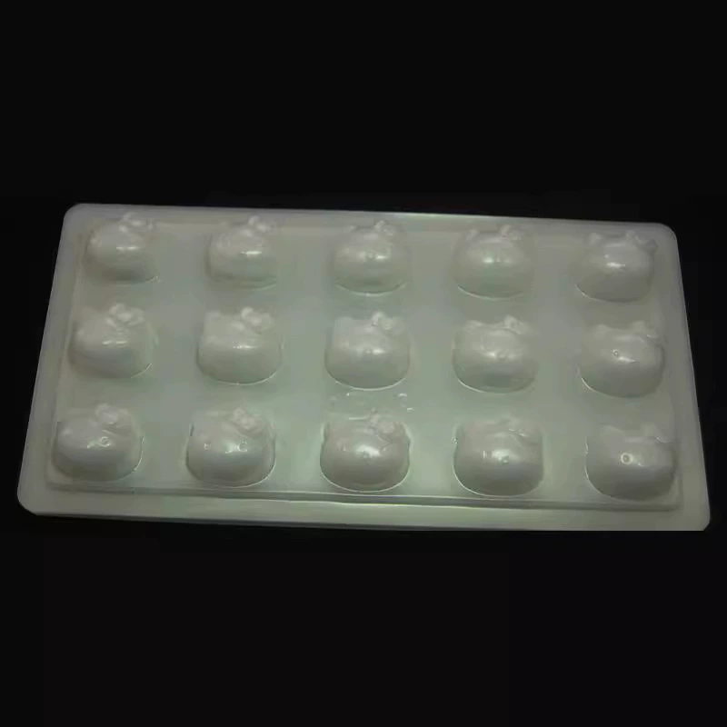 Baking tools 15 KT cat head PP jelly molds chocolate molds