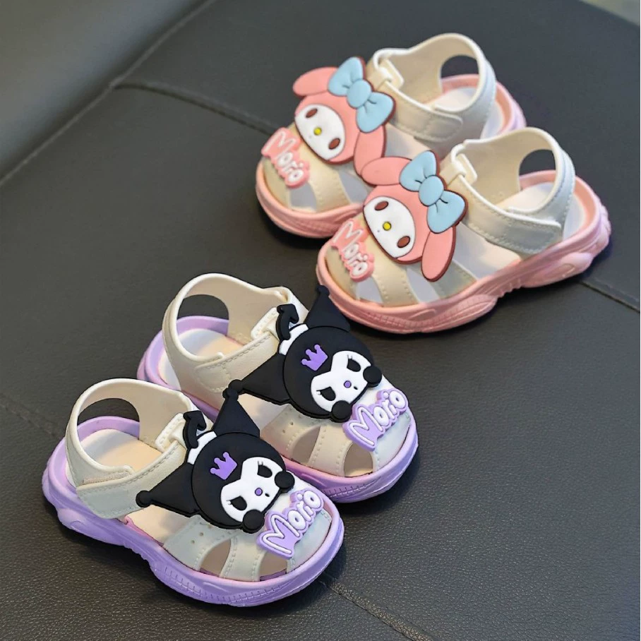 Новый стиль дома детские сандалии летние мальчики и девочки детские детские ботинки ходоки принцессы Баотоу сандалии оптом
