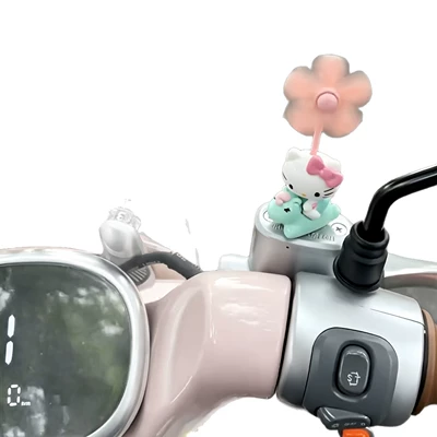 wind-powered spinning windmill, bicycle | Car ornaments