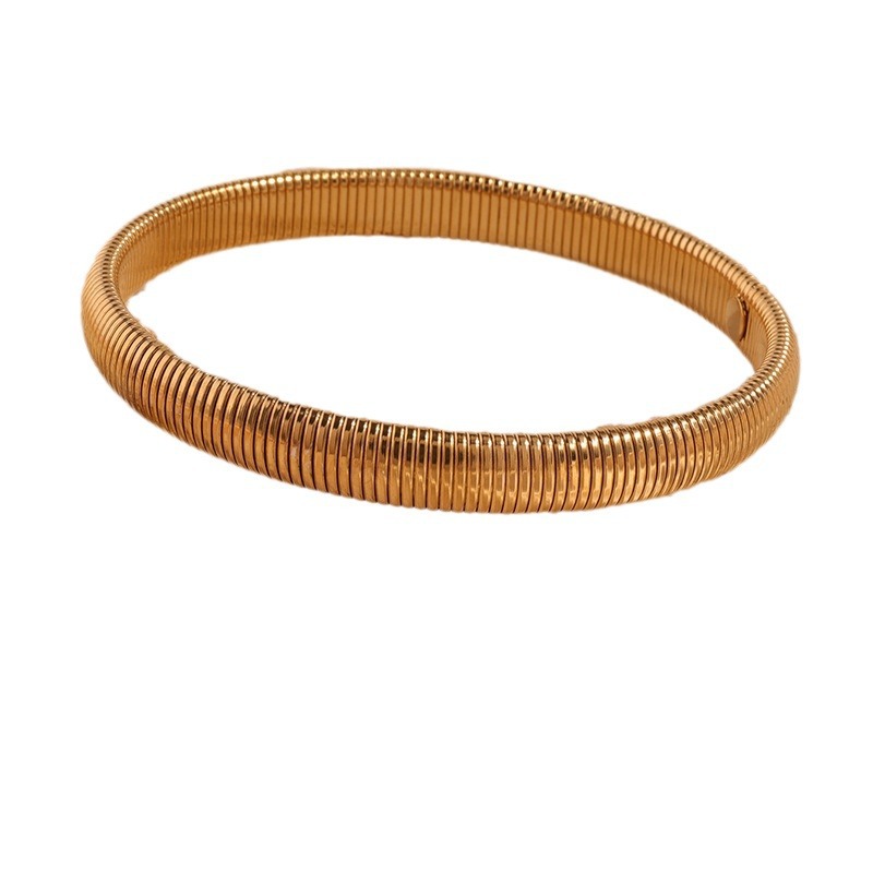 Pulsera de acero inoxidable para niñas de alto grado transfronterizo nueva moda de lujo ligero diseño pulsera transfronteriza europea y americana pulsera personalizada