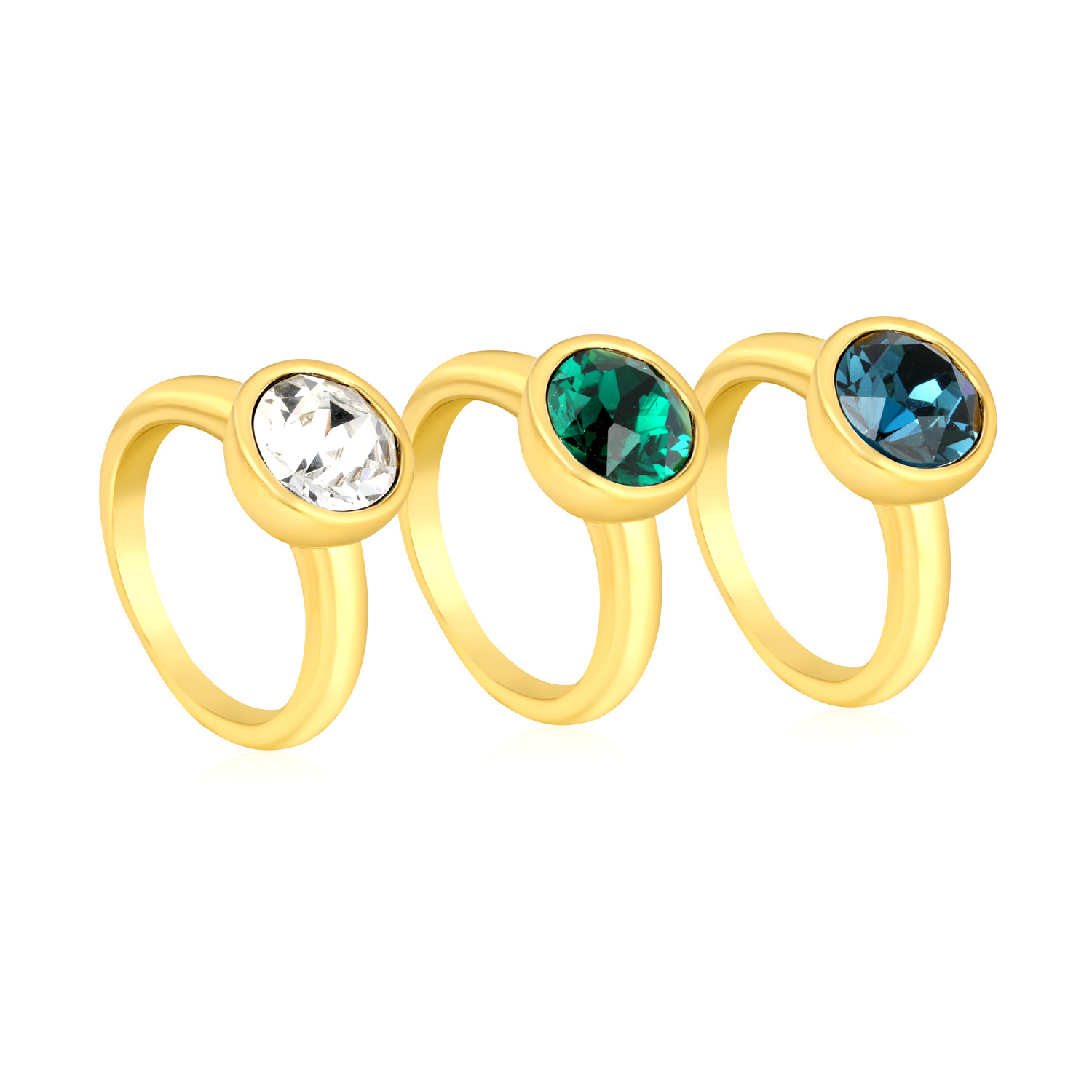 One size brand retro design ring heart shaped with zircon stainless…