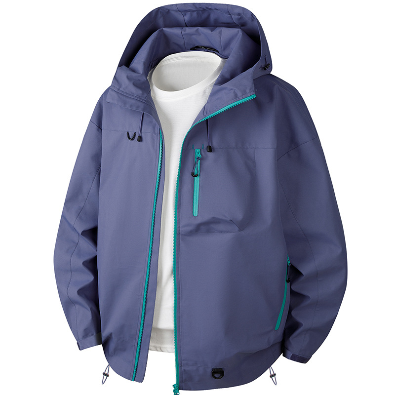 Outdoor Windproof and Waterproof Jacket for Men, Spring and Autumn Trendy Mountaineering Jacket for Couples, Workwear Sports Jacket for Women