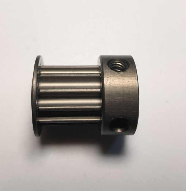 厂家电脑剥线机电机头HTD圆弧形5M11齿铝合金同步带轮