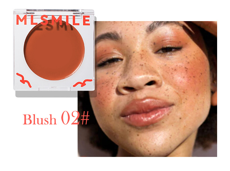 MLSMILE Cross-Border Exclusive Cream Matte Natural Highlight Contour Rouge Easy To Apply Moisturizing Blush Palette_voghion.com