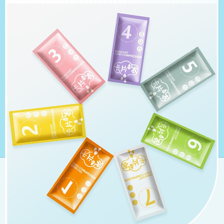 Disposable Raincoat Long Full Body Outdoor Travel Multi-color Adult Adult Portable Rainstorm Card Thickened Raincoat