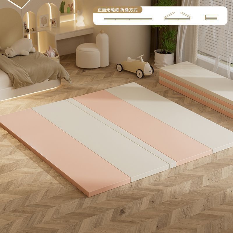 Alfombra para gateo de bebé XPE PU, plegable, de gran tamaño, acolchada, juguetes infantiles seguros y ecológicos