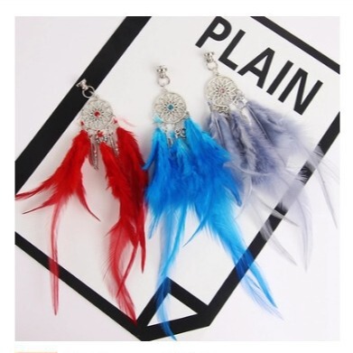 Fairy chicken feather wind chime mobile phone pendant diy mobile phone case Apple tassel Huawei jewelry accessories pearl pendant