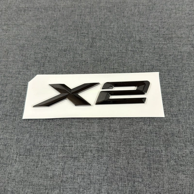 Label Modified Rear Mark Bright – Car logo - x2-gloss-black-replacement