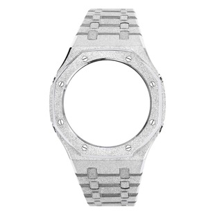 New Fashion gshock Substitute Farm Oak GA-2100 Frost Gold Metal Modifier Case Strap Accessories 4