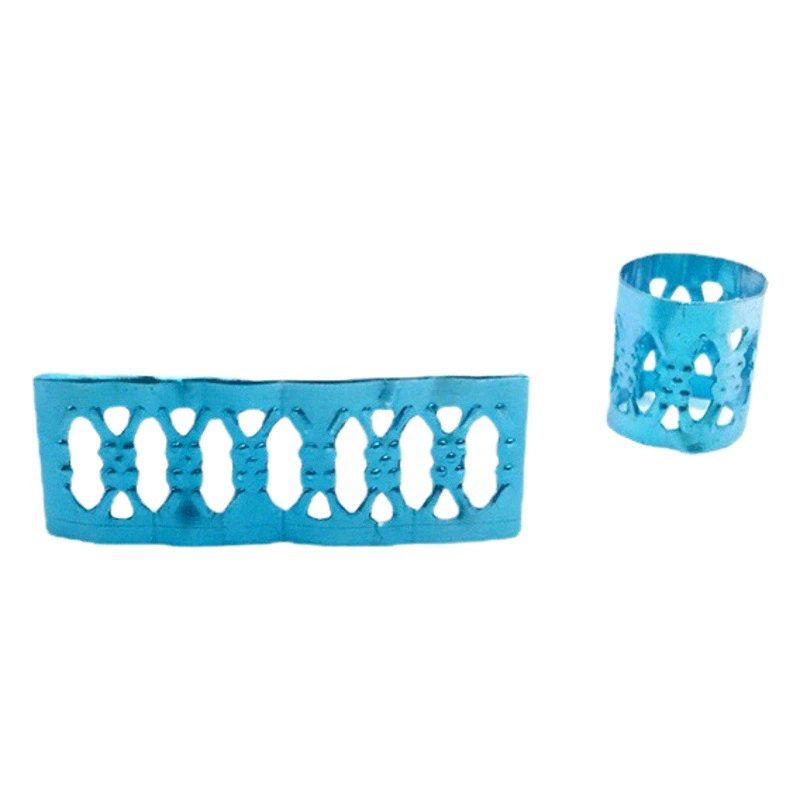 Хип-хоп цветной африканский грязный коса пряжка для волос 8*9 мм алюминиевый парик кольцо для волос