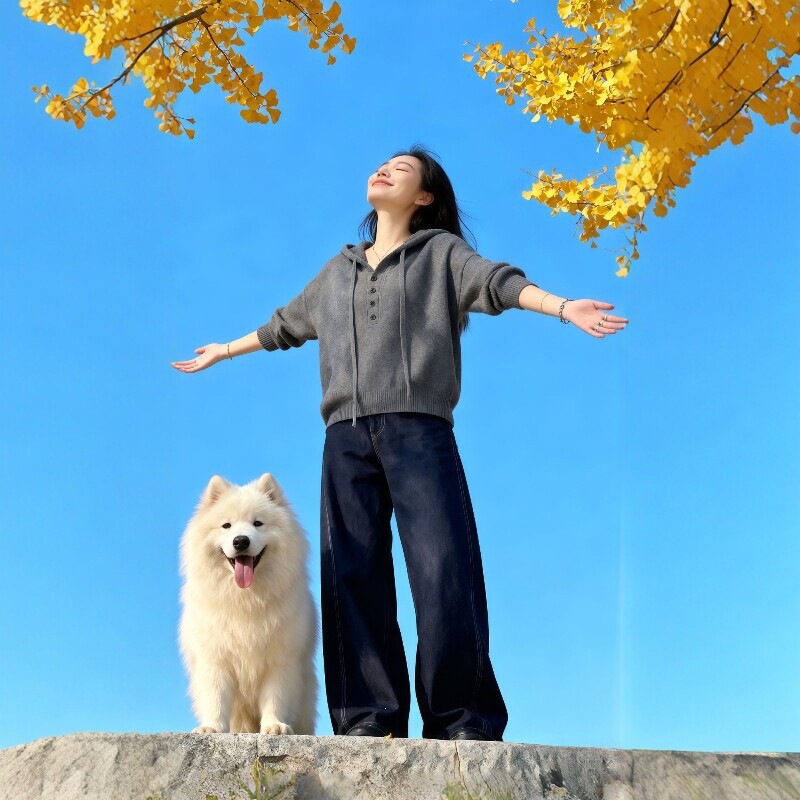 Plus-size Korean-style casual hooded sweater, 2026 autumn new model, loose and slimming base shirt for plus-size women Plus-size Korean-style casual hooded sweater, 2026 autumn new model, loose and slimming base shirt for plus-size women