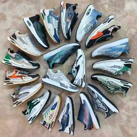 旅游透气男鞋地摊鞋子百搭休闲运动跑步鞋内增高老爹潮鞋处理