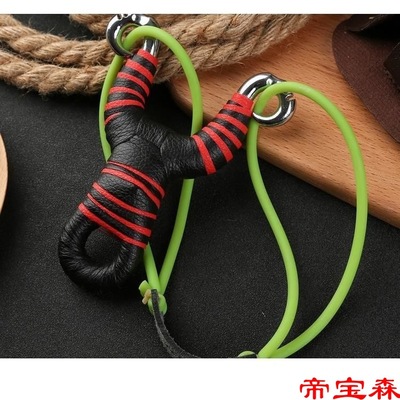 Tibetan antelope tradition rubber string Slingshot Inflection Metal Shelf sports steel ball Slingshot Steel ball