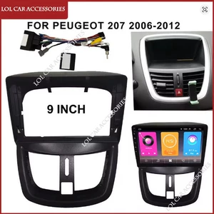 2006-2010 Peugeot 207 mərkəzi idarəetmə naviqasiya paneli, Android böyük ekran çərçivəsi