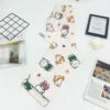 Apricot cartoon trousers, with little bears