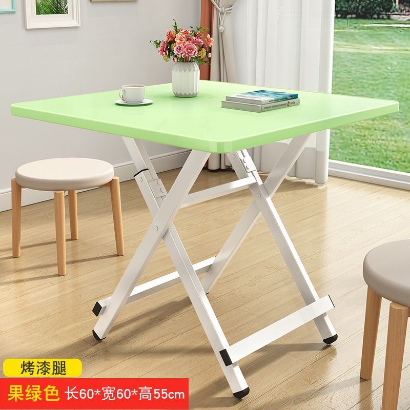 Mesa plegable, casa de alquiler, mesa de comedor, apartamento pequeño, puesto multifuncional para el hogar, fábrica de mesas de comedor simples portátiles al aire libre image 11
