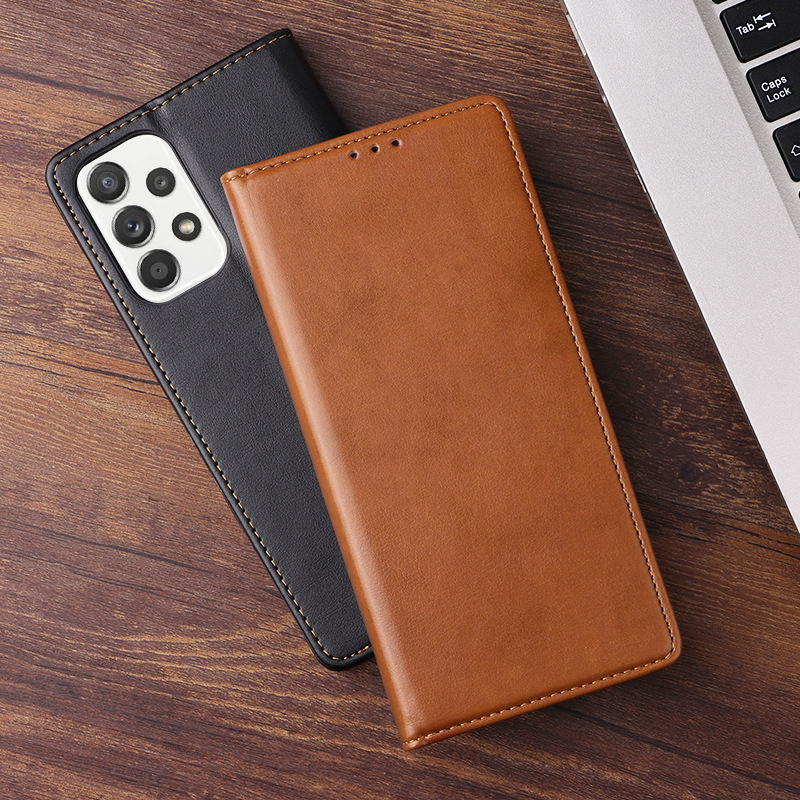 Suitable for Samsung A16 Mobile Phone Case A26 Anti-Fall Mobile Phone Leather Case Galaxy A55 Flip Card Protective Cover Bracket