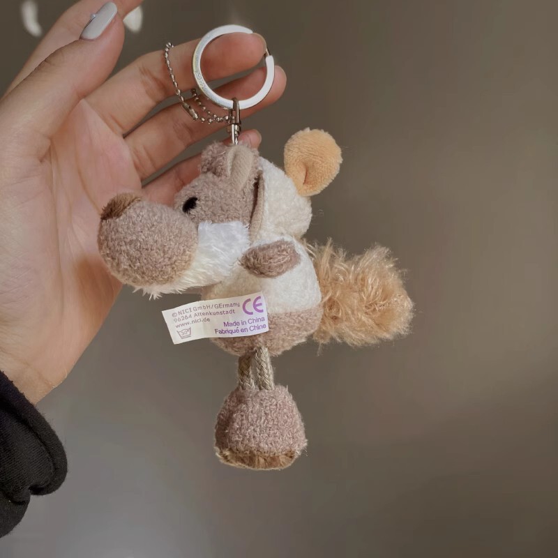 Wolf plush keychain in sheepskin couple funny ins lamb doll bag pendant ugly doll funny Wolf plush keychain in sheepskin couple funny ins lamb doll bag pendant ugly doll funny