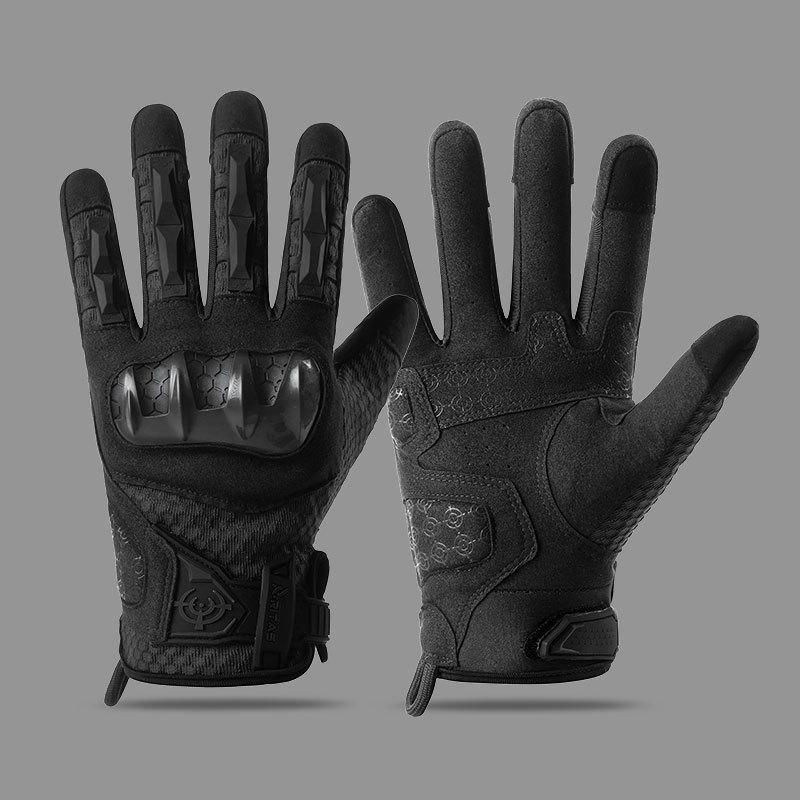 Guantes tácticos ciclismo de escalada al aire libre antideslizante resistente al desgaste protección táctica entrenamiento deportivo fitness guantes de dedos completos