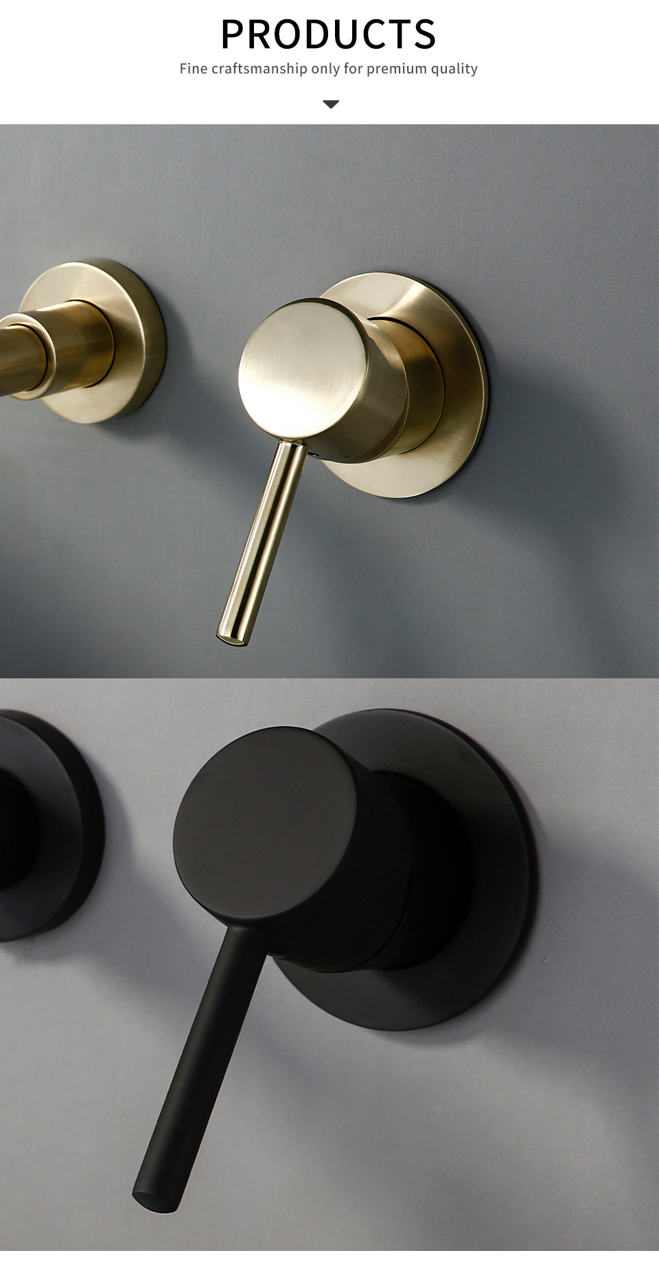 Concealed faucet valve body switch, embedded wall drain, pre-embedded washbasin, split type cold and hot mixed water control valve undefined