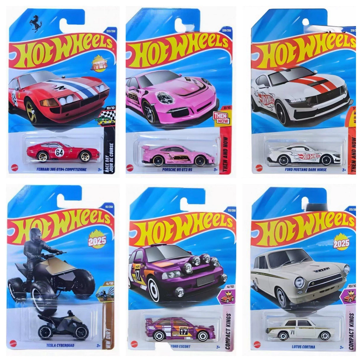 Модельный металлический автомобиль (Hot Wheels) в стилях Ferrari и Porsche, 1:64, 11 см