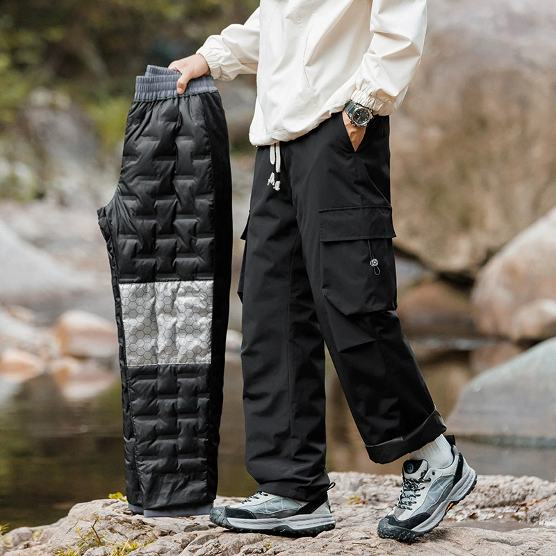 Пуховые брюки для мужчин трансграничные могут быть открыты