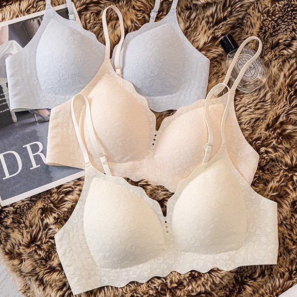 Venta directa de fábrica comercio electrónico transfronterizo Sudeste de Asia Vietnam Tailandia damas sin costuras sujetador de recogida lateral cómodo