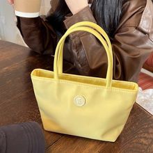 韩国博主同款可爱黄色小包包夏季斜挎包2023新款简约手提包手机包