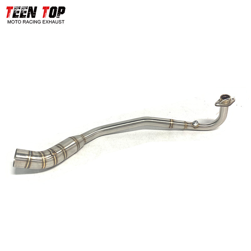 Suitable for Kawasaki Z125 Motorcycle Stainless Steel Modified Front Exhaust Pipe Z125 Exhaust