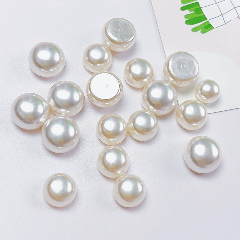 6Mm-18Mm High-Gloss Abs Bun-Shaped Beads, Bread Pearls, DIY Phone Case Shoe Flower Button Accessories, Handmade Materials 6Mm-18Mm High-Gloss Abs Bun-Shaped Beads, Bread Pearls, DIY Phone Case Shoe Flower Button Accessories, Handmade Materials