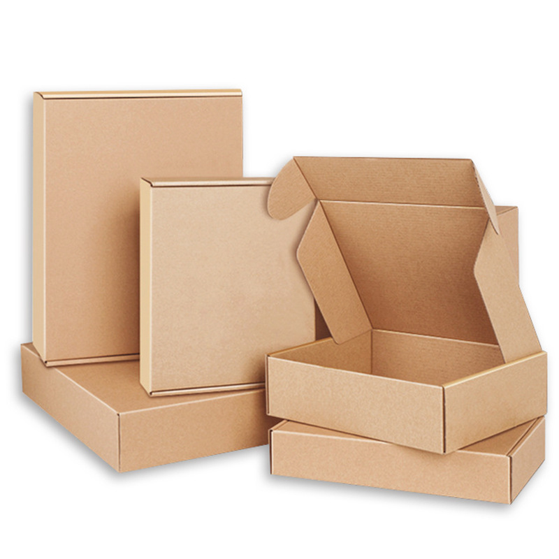 饰品衣服打包纸盒牛皮纸瓦楞快递纸盒子T型盒加硬定制礼盒首饰