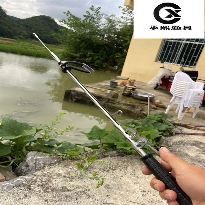 不锈钢打鱼枪潜水射鱼枪水下射鱼器弹力鱼叉捕鱼工具弹射插鱼加厚-阿里巴巴