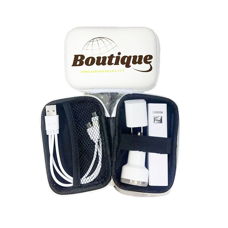 跨境电商礼品数据线充电器移动电源车载充电手机充电线印刷LOGO