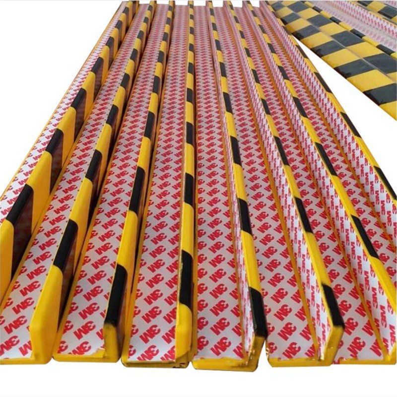 pu发泡黄黑PU防撞条 PU发泡防撞条 聚氨酯PU海绵防撞角厂家定制